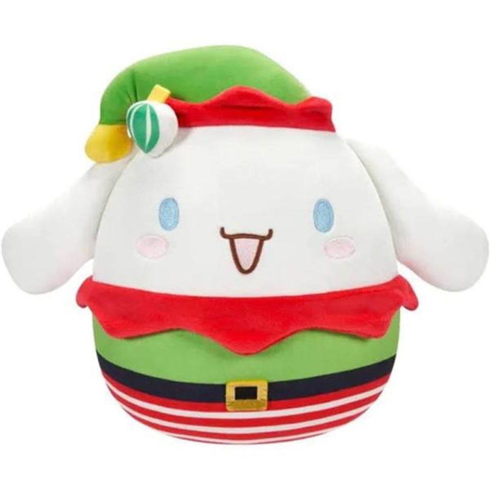 Cinnamoroll Christmas red green Holiday Elf Plush Squishmallow